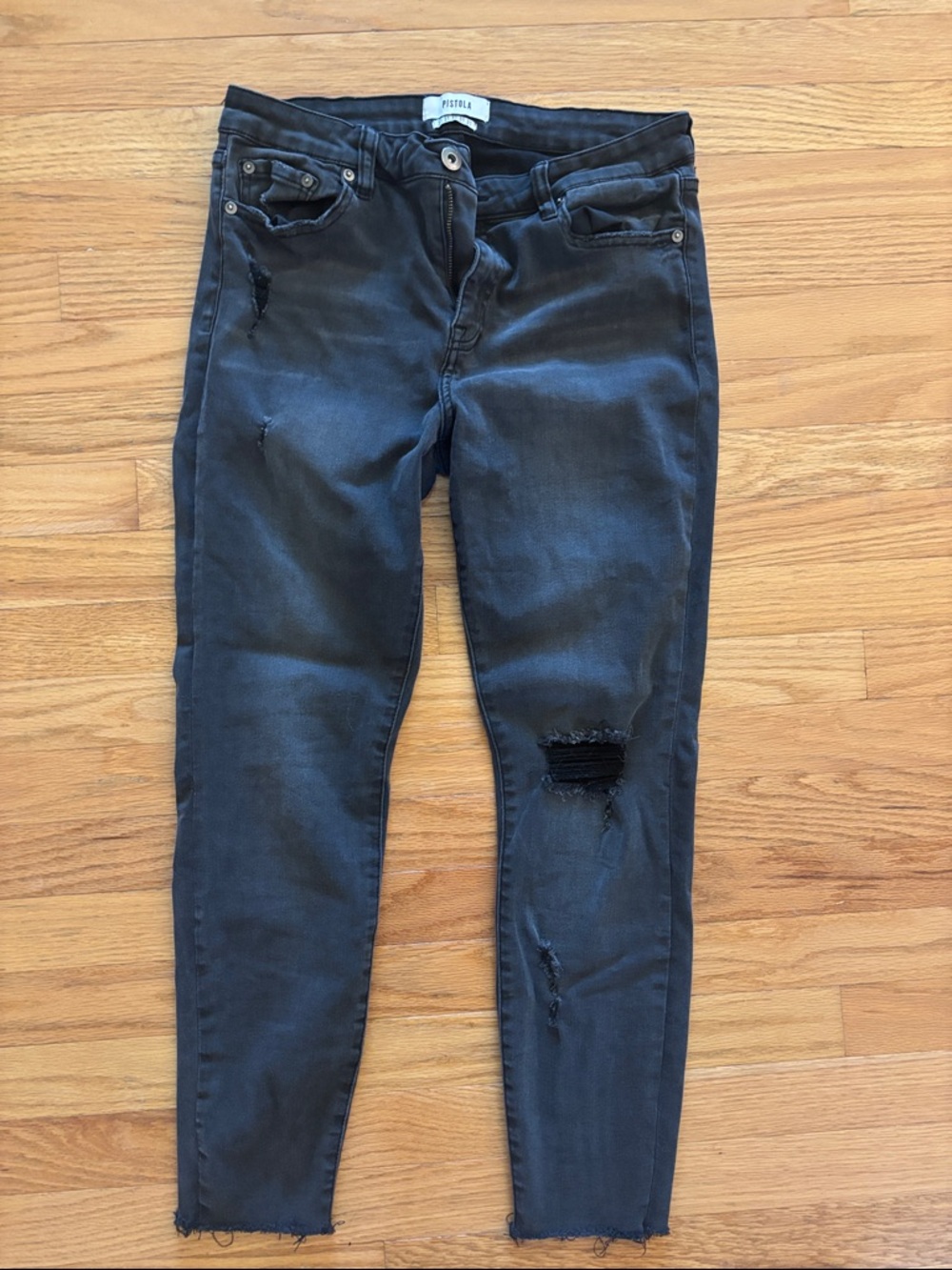 pistola Black Ripped Skinny Jeans